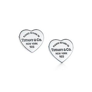 Tiffany&Co Mini Heart Tag Earrings